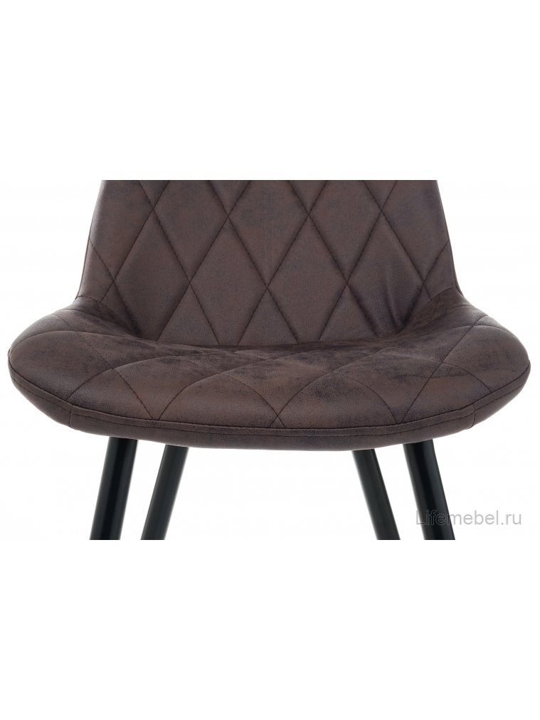 Стул Fox black / dark brown