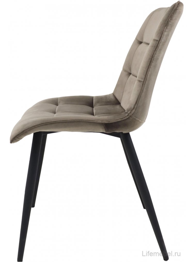 Стул на металлокаркасе Fred new бежевый / черный