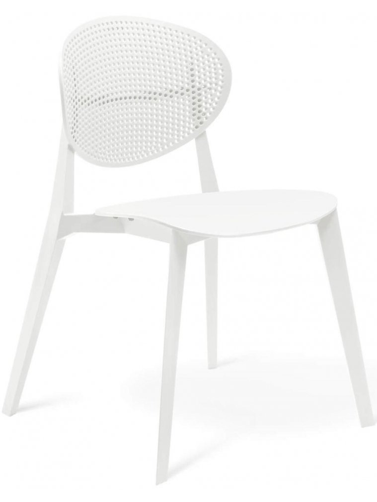 Стул на металлокаркасе Gianni white