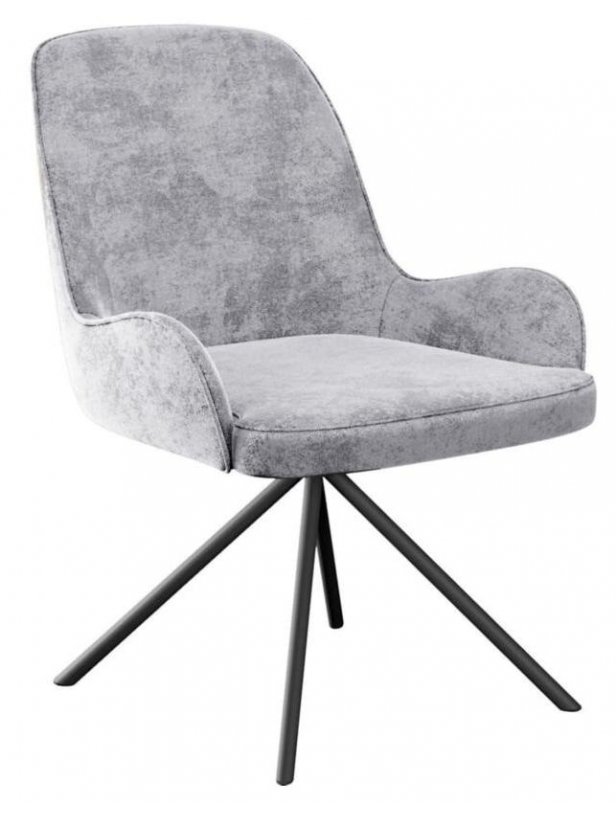 Стул на металлокаркасе DikLine 402 N84 светло-серый / черный