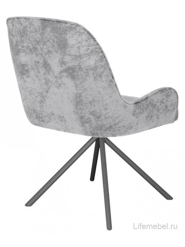 Стул на металлокаркасе DikLine 402 N84 светло-серый / черный