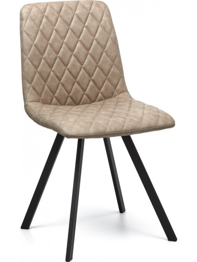 Стул на металлокаркасе Mate сизо-табачный