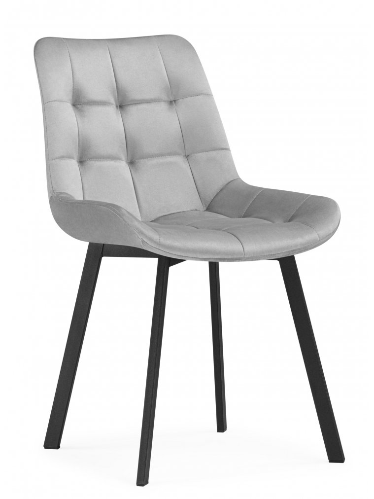 Стул МР Стронг светло-серый (hl 63) / 1П черный каркас