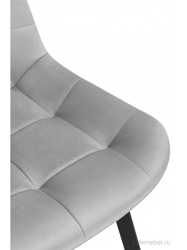 Стул МР Стронг светло-серый (hl 63) / 1П черный каркас