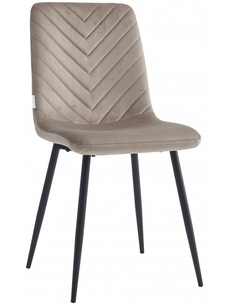 Стул на металлокаркасе Bianca DC212 мокко G62-13 / черный