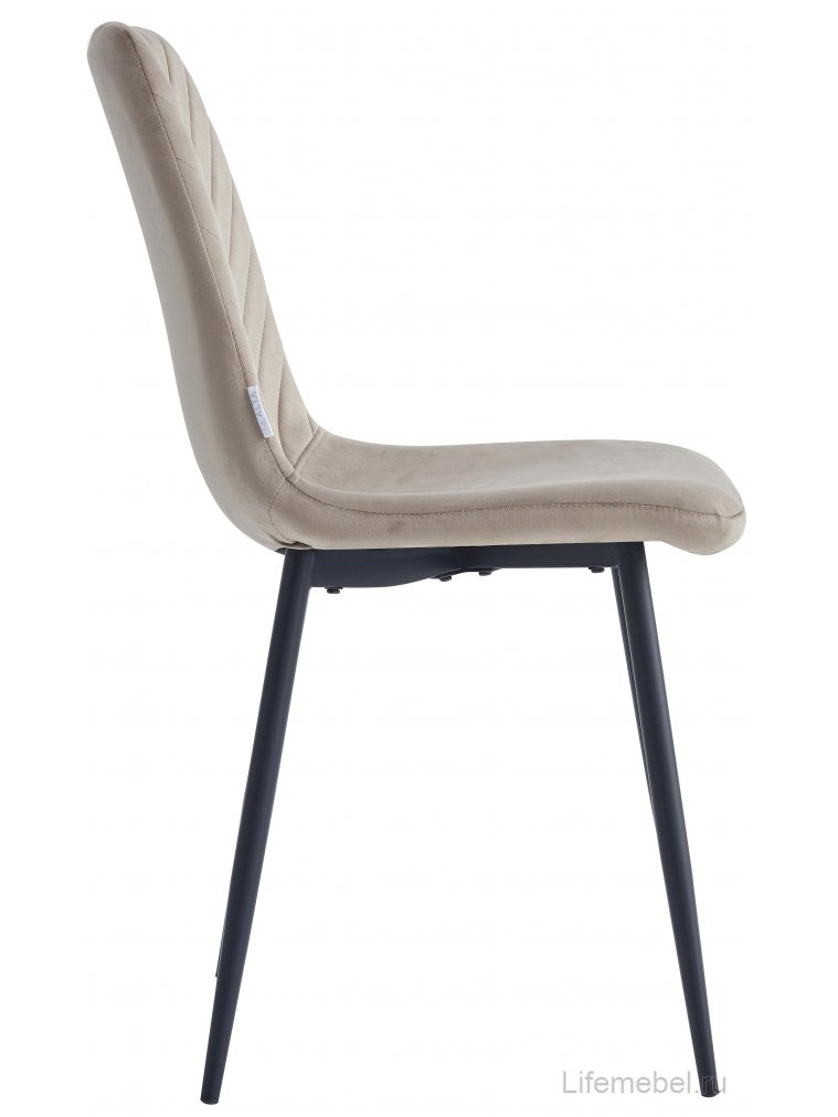 Стул на металлокаркасе Bianca DC212 мокко G62-13 / черный