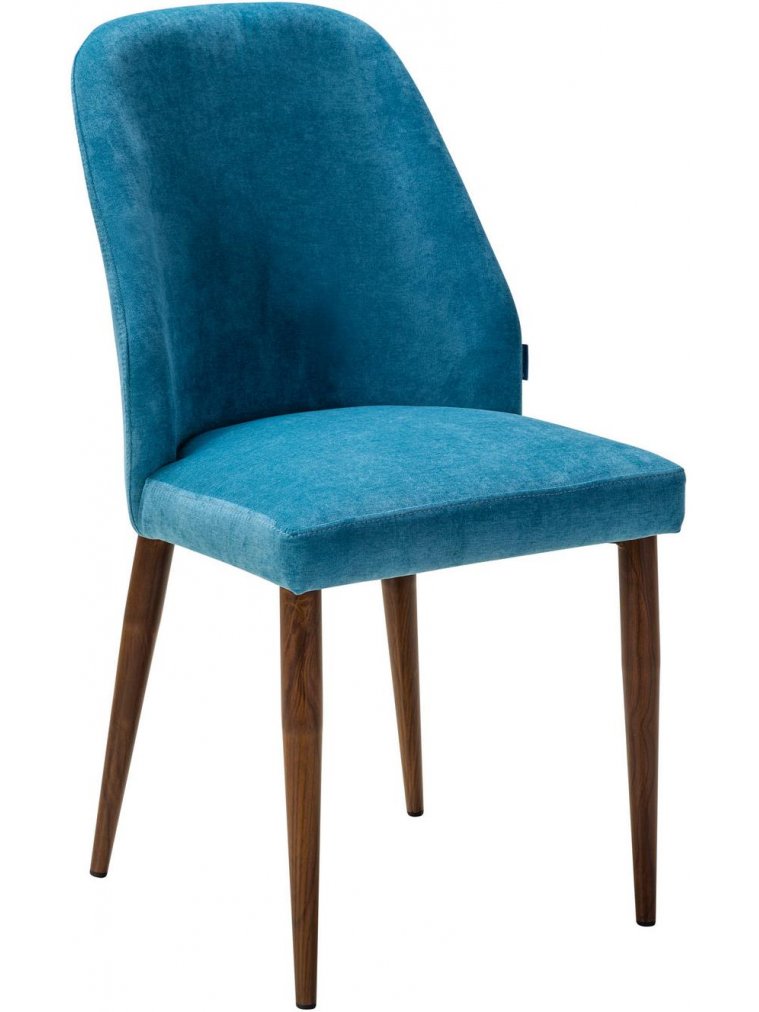 Стул на металлокаркасе Alen блю