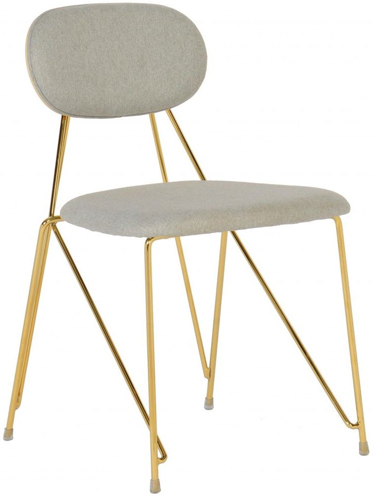 Стул на металлокаркасе Alice серый