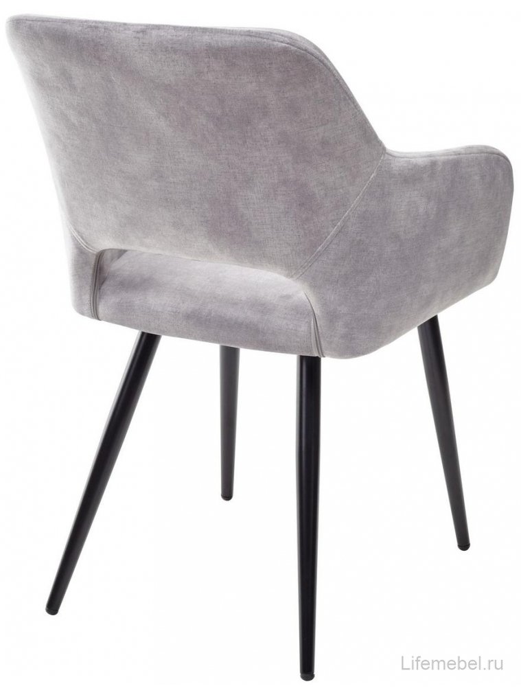 Стул на металлокаркасе Ally VBP-203 cеребристый серый / черный