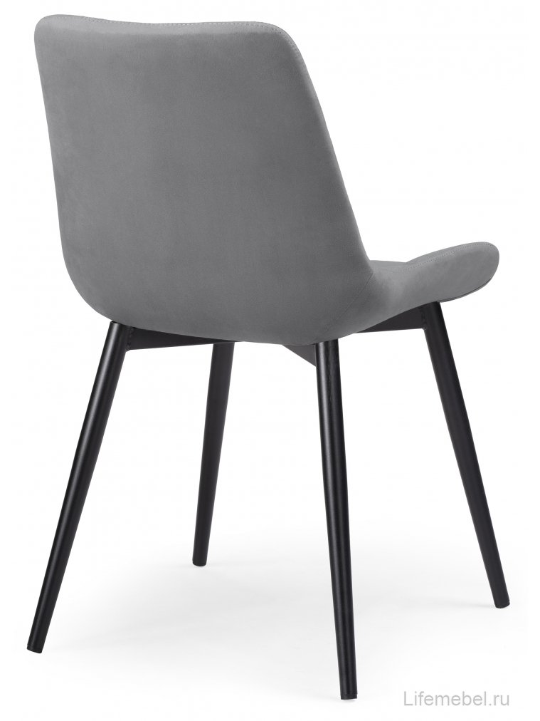 Стул на металлокаркасе Алст velutto 12 / черный