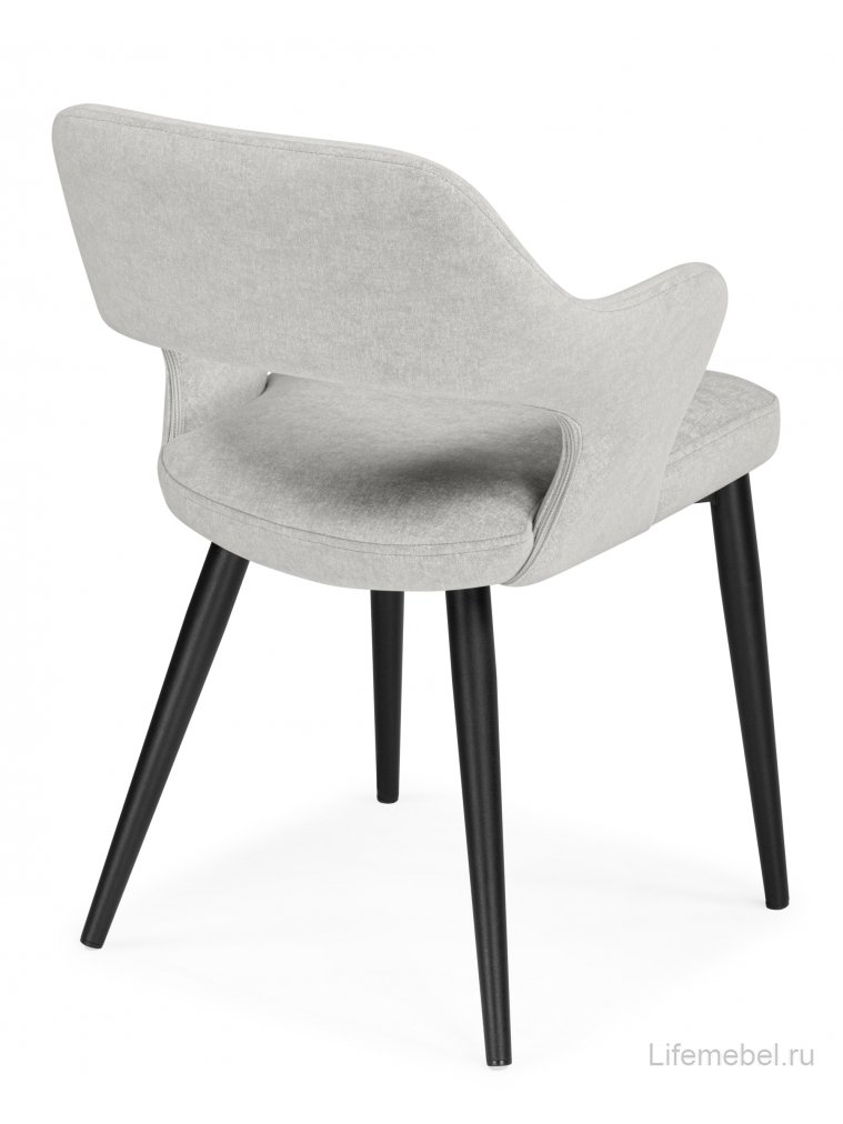 Стул на металлокаркасе Арт Генезис серый / черный каркас