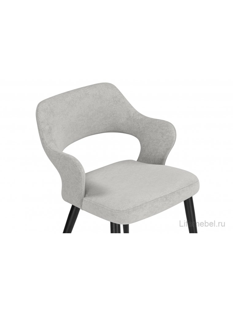 Стул на металлокаркасе Арт Генезис серый / черный каркас