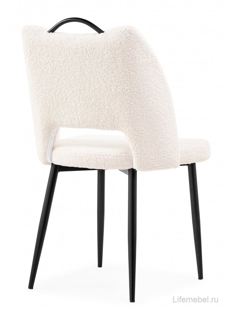 Стул на металлокаркасе Barton beige / black