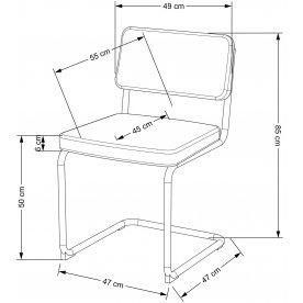 Стул на металлокаркасе K510