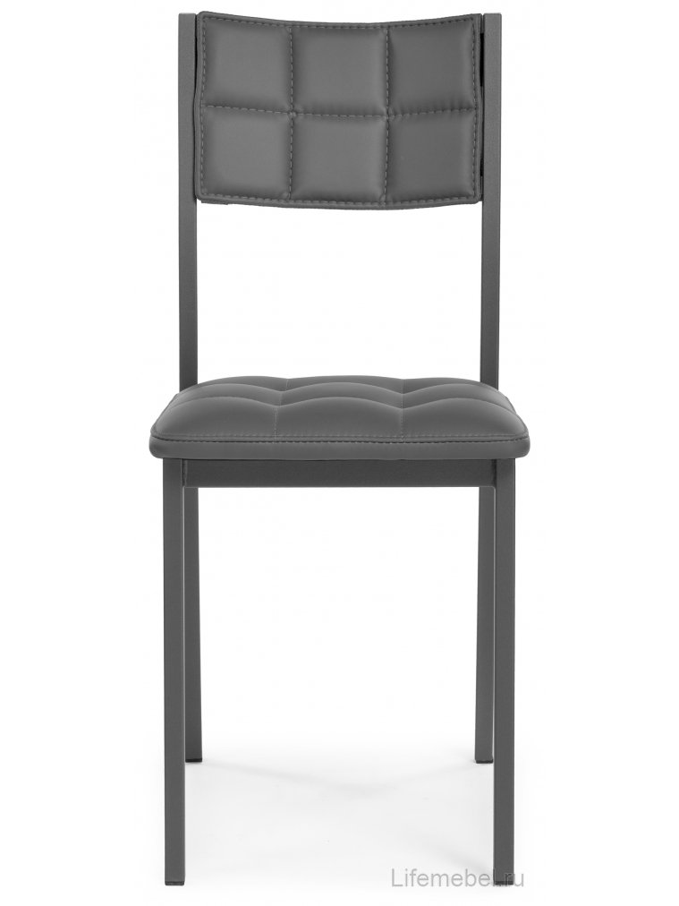 Стул на металлокаркасе Бекал темно-серый / графит