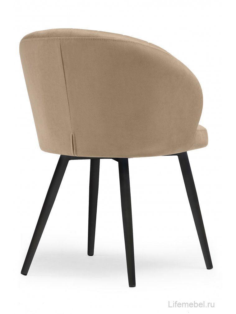 Стул на металлокаркасе Бэнбу velutto 05 / черный