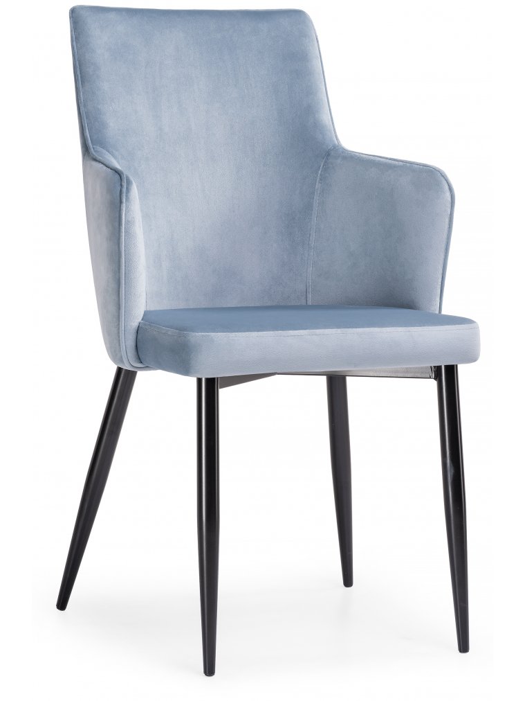 Стул на металлокаркасе Benza blue / black