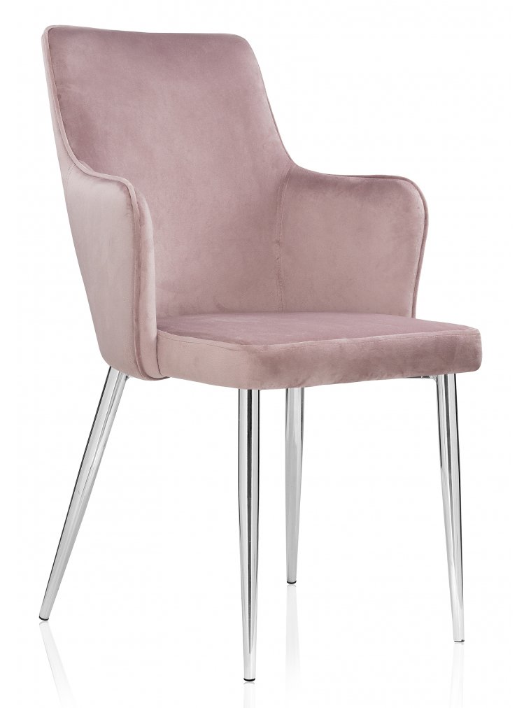 Стул на металлокаркасе Benza purple fabric