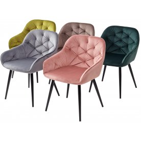 Стул на металлокаркасе Breeze bluvel-40