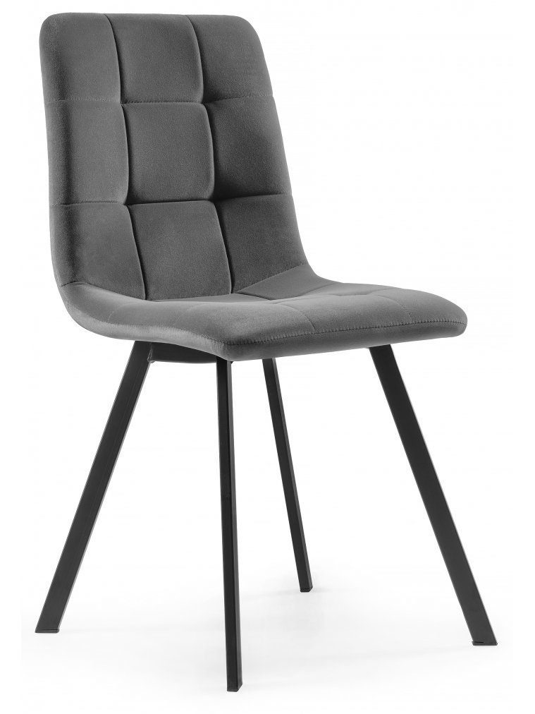 Стул на металлокаркасе Bruk dark gray