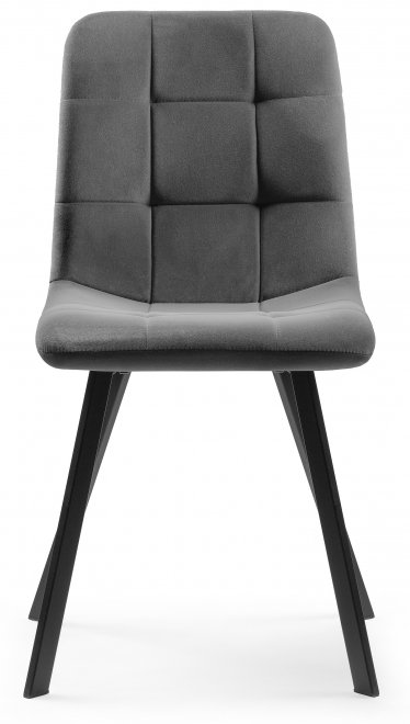 Стул на металлокаркасе Bruk dark gray