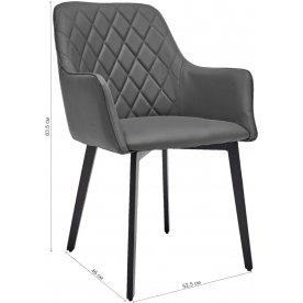 Стул на металлокаркасе Брюне