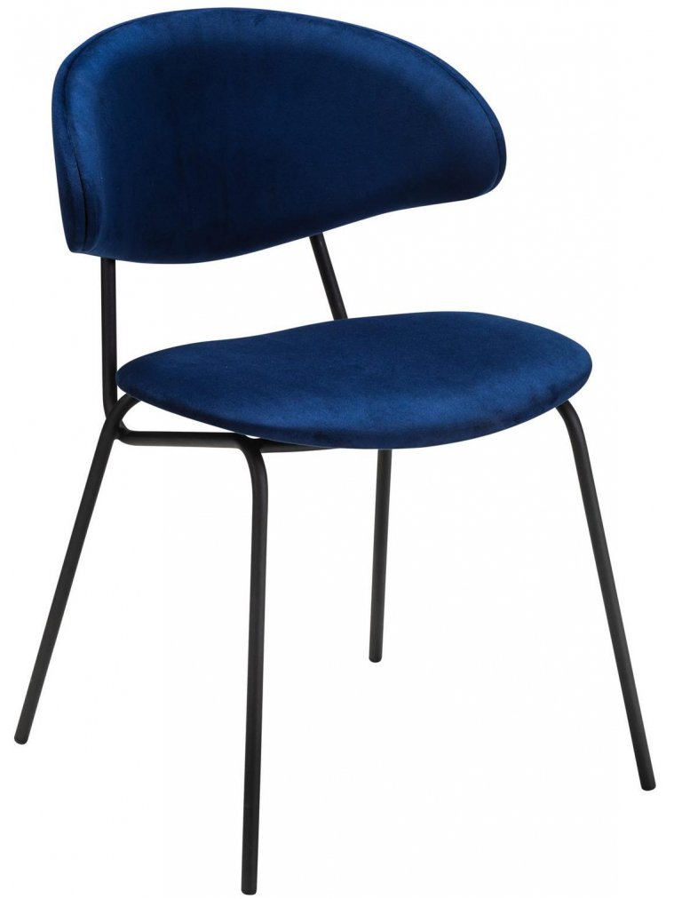 Стул на металлокаркасе Calipso blue