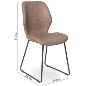 Стул на металлокаркасе D32