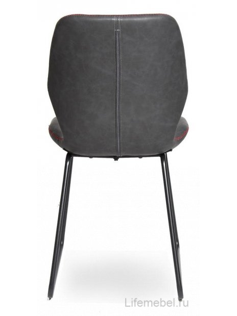 Стул на металлокаркасе D32 dark grey / dark red