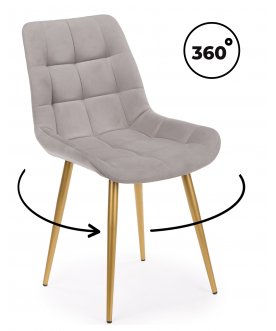 Стул на металлокаркасе Стронг латте (zd 290) / золотой