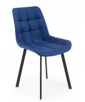Стул на металлокаркасе Стронг синий (zd 798) / черный
