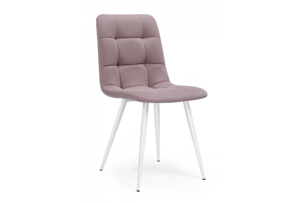 Стул на металлокаркасе Чилли 01 латте / белый каркас