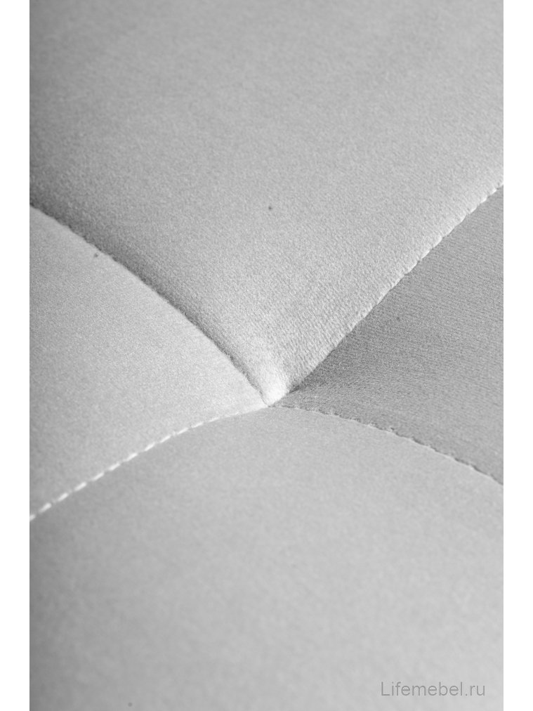 Стул на металлокаркасе Чилли К светло-серый велюр / черный каркас