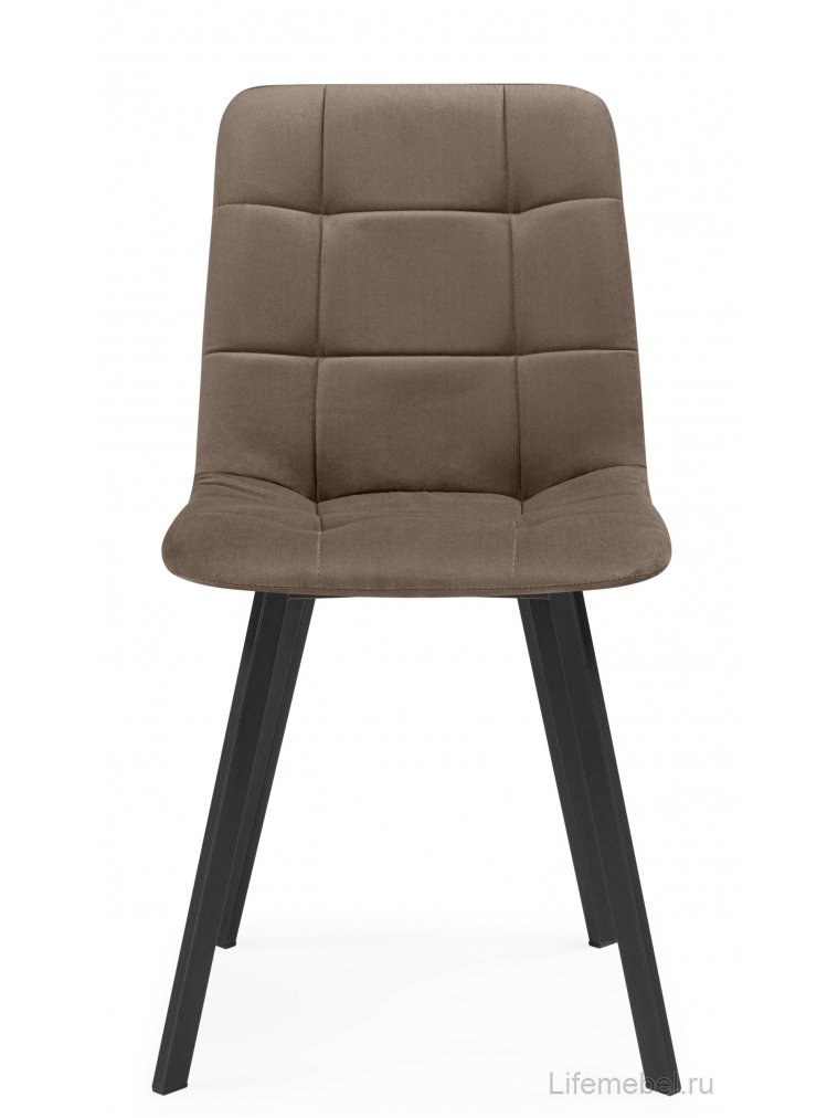 Стул на металлокаркасе Чилли коричневый / черный