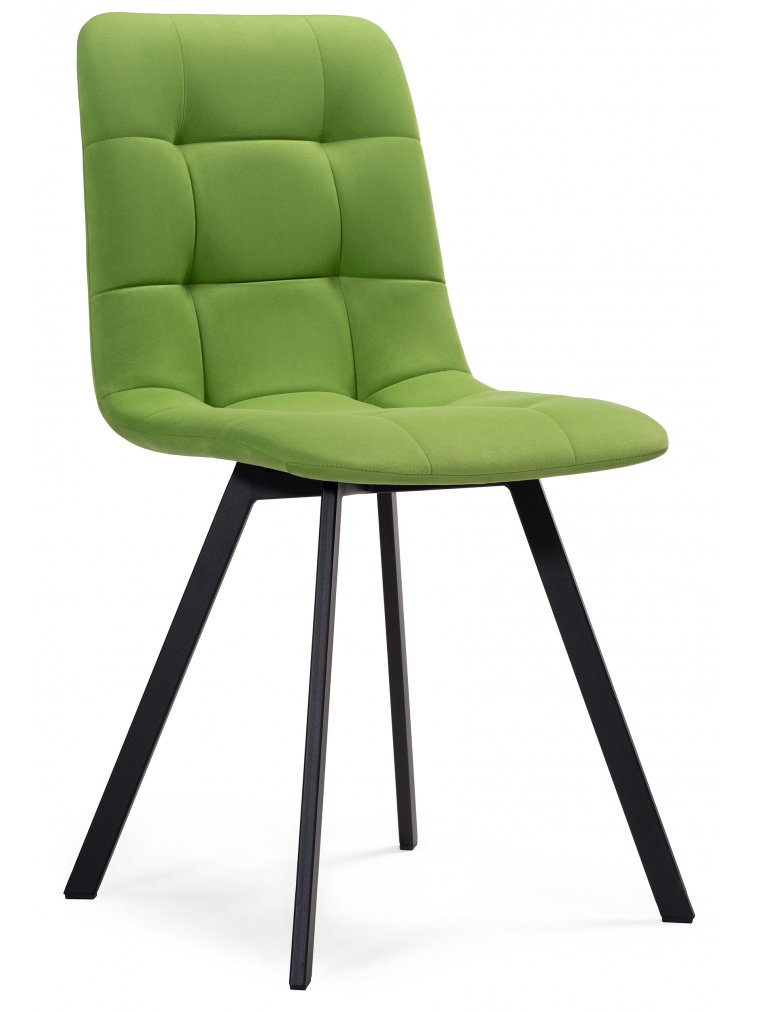 Стул на металлокаркасе Чилли светло-зеленый / черный