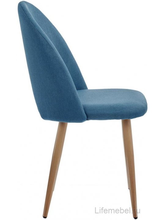 Стул на металлокаркасе Cleo голубой