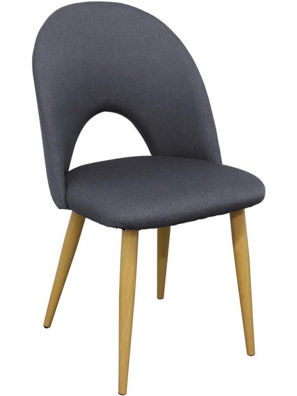 Стул на металлокаркасе Cleo серый