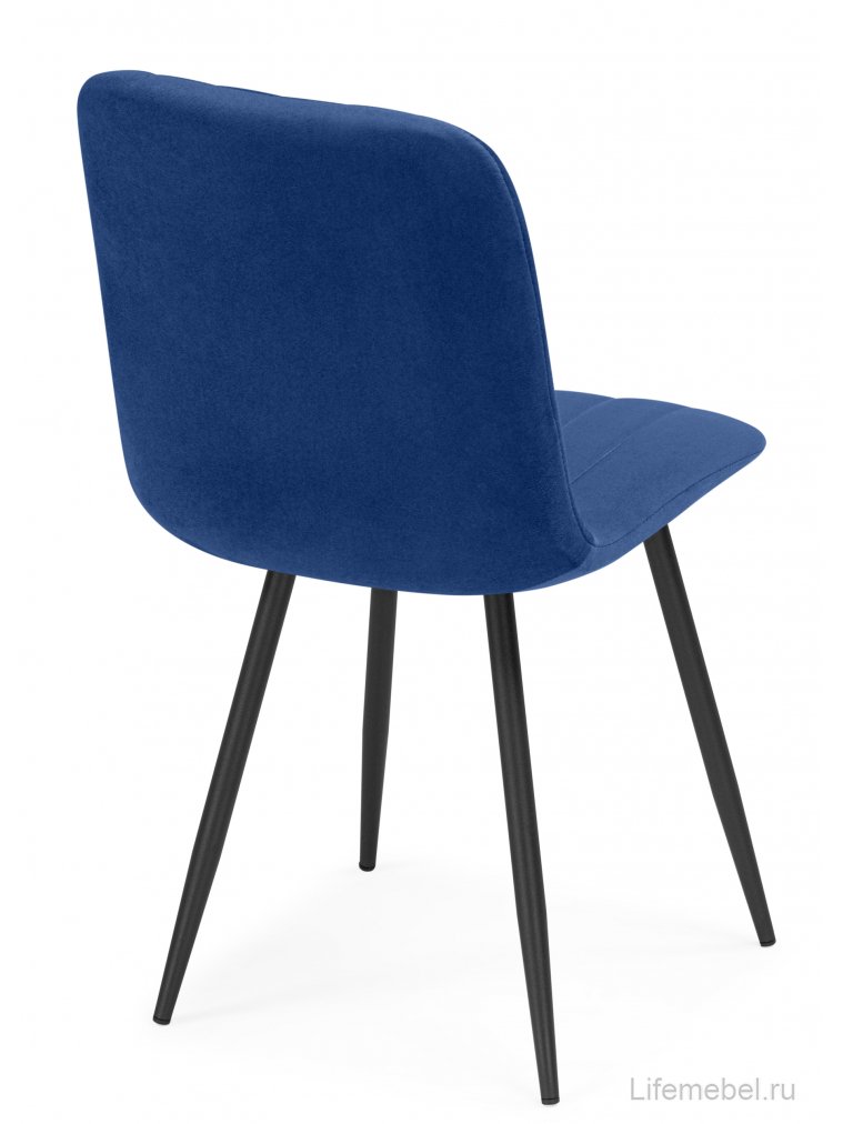 Стул на металлокаркасе Дани синий (zd 798) / черный