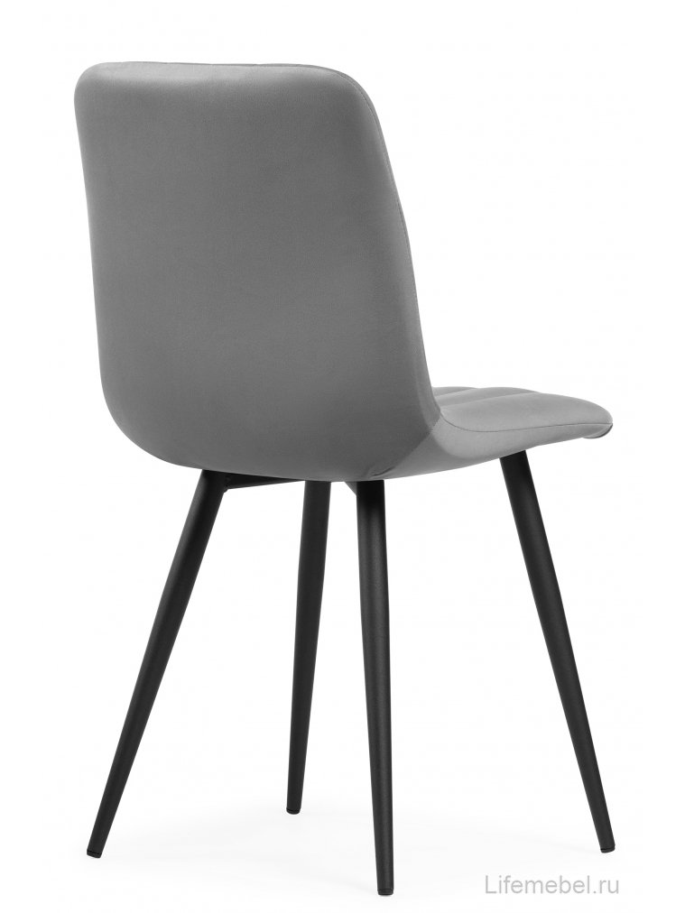 Стул на металлокаркасе Дани темно-серый (zd 995) / черный