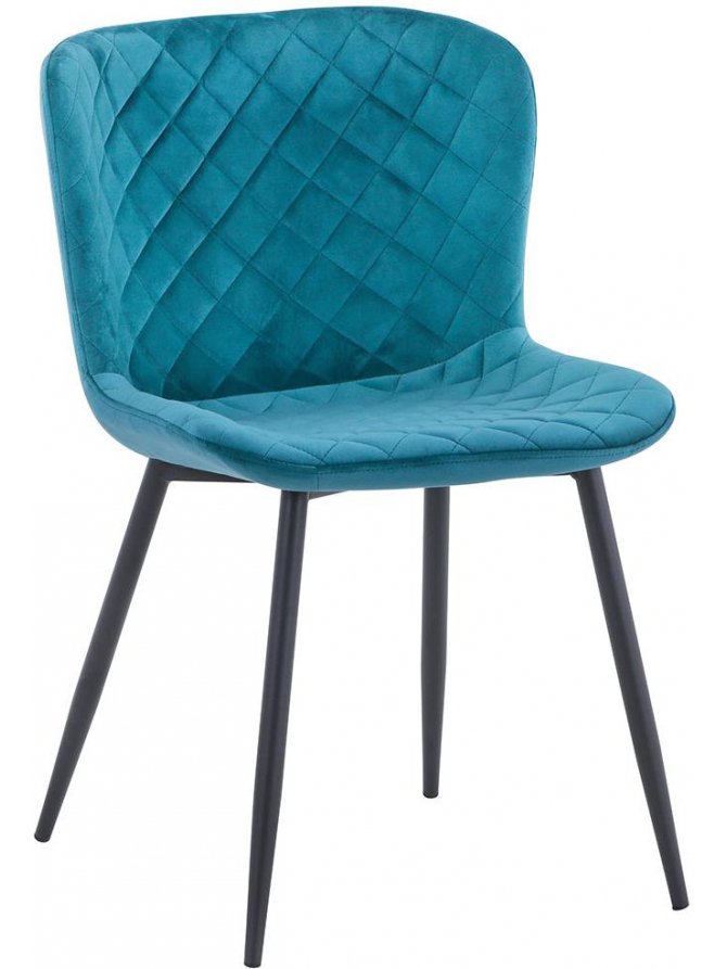 Стул на металлокаркасе Darcy бирюзовый
