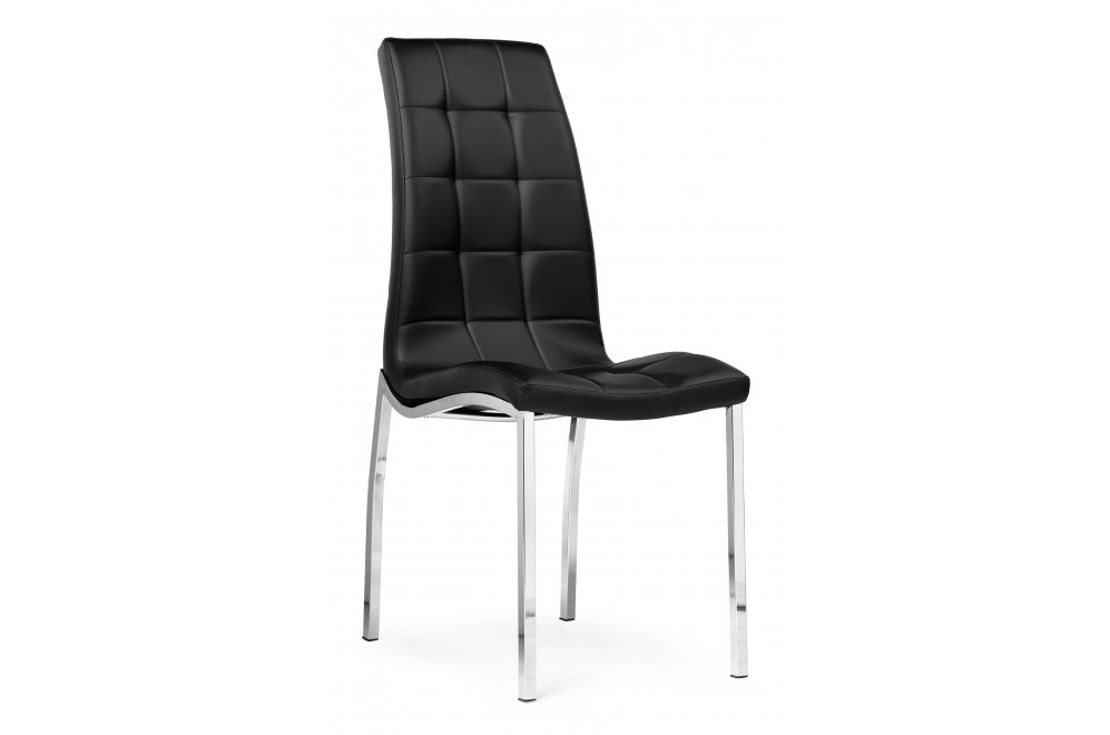 Стул на металлокаркасе DC2-092-2 black / chrome
