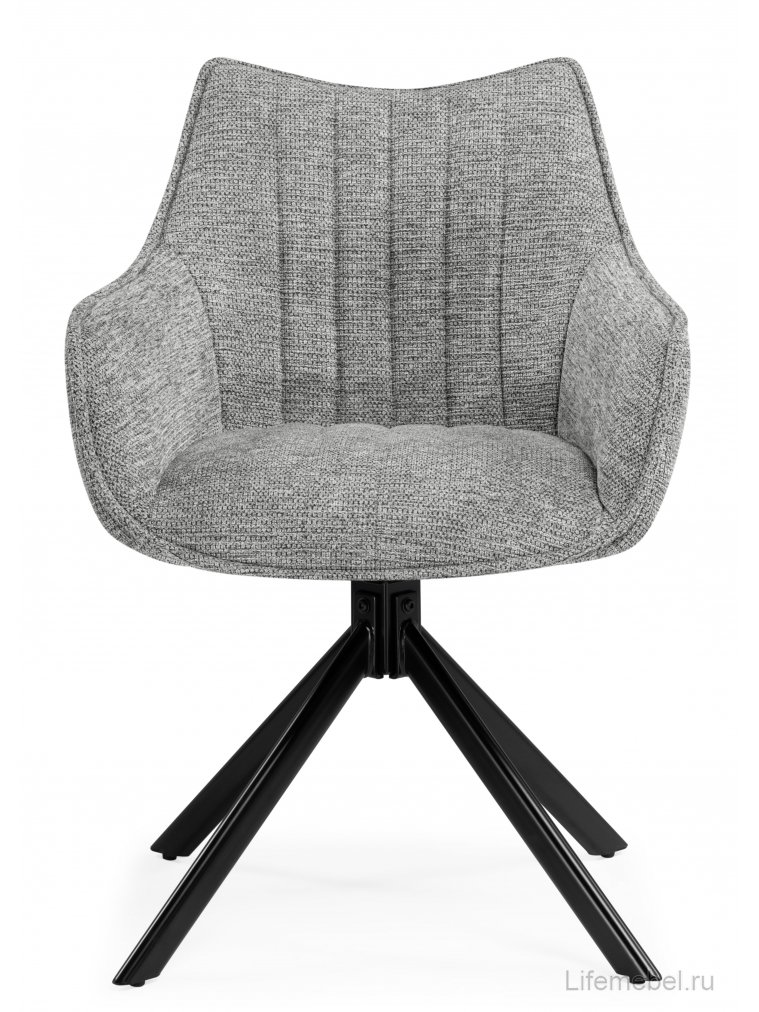 Стул на металлокаркасе Denever gray / black