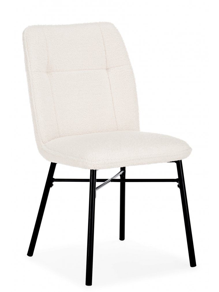 Стул на металлокаркасе Denis beige / black