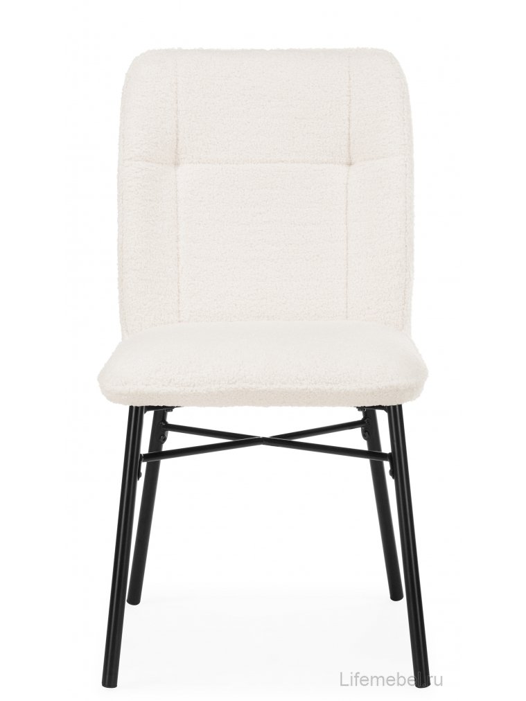 Стул на металлокаркасе Denis beige / black