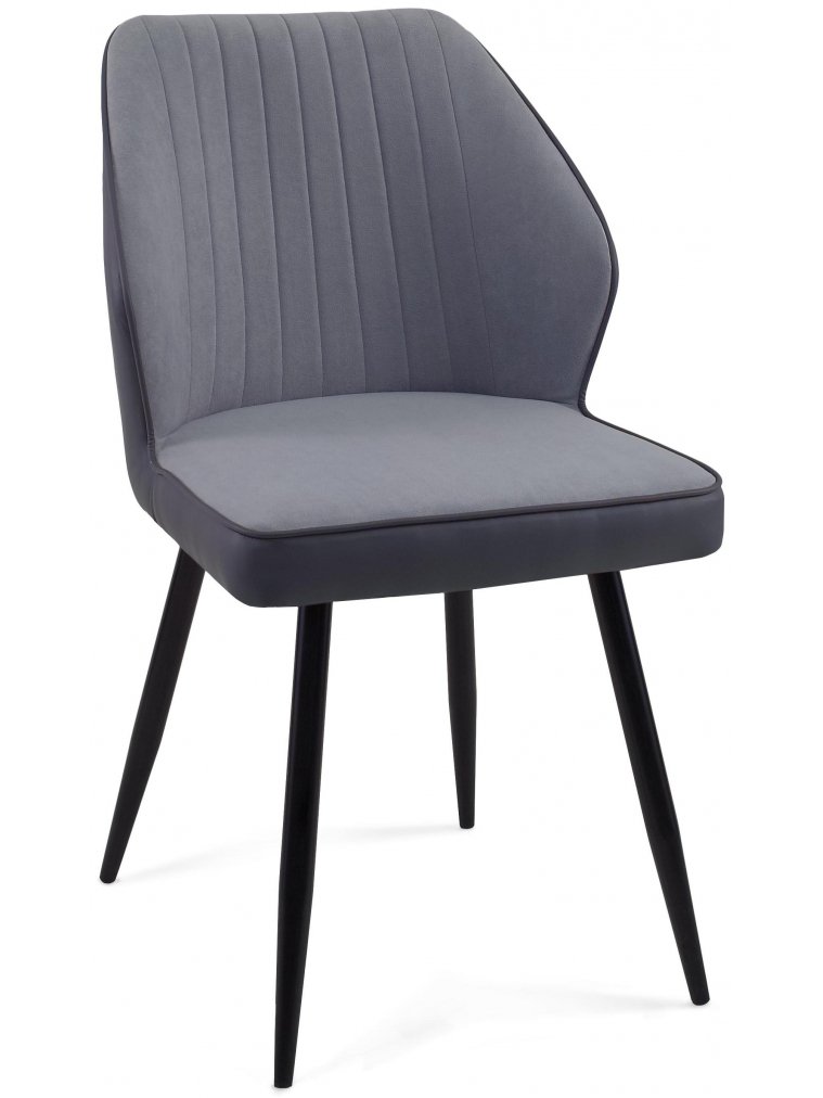 Стул на металлокаркасе DikLine 222М серый / черный