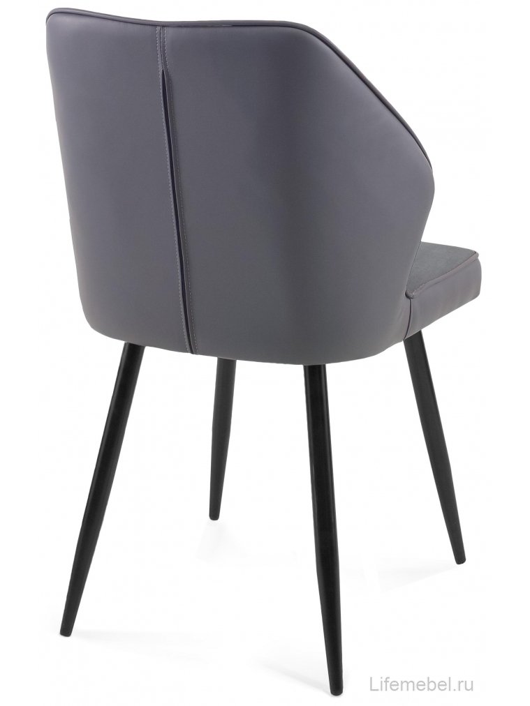 Стул на металлокаркасе DikLine 222М серый / черный