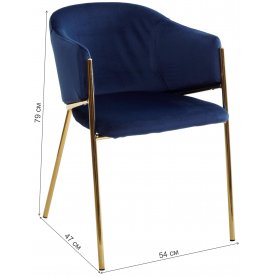 Кресло Dill bluvel-86