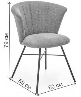 Стул на металлокаркасе K459