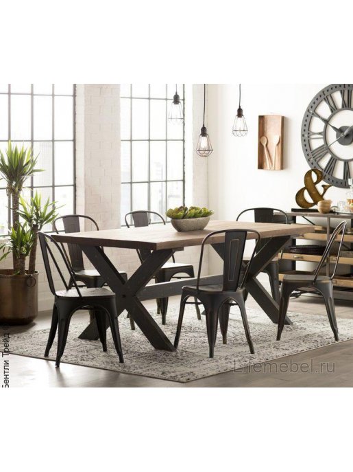 Стул на металлокаркасе N-21 Glossy black