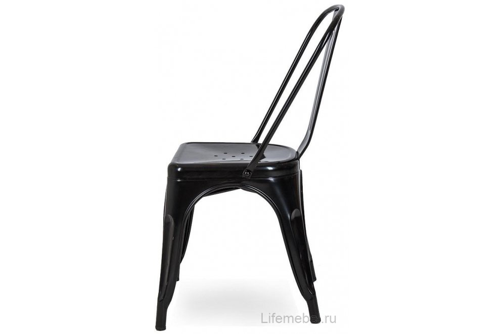 Стул на металлокаркасе N-21 Glossy black